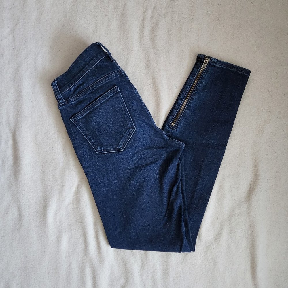 Madewell Skinny Skinny Ankle Zip Mid Rise Skinny Jeans Size 26